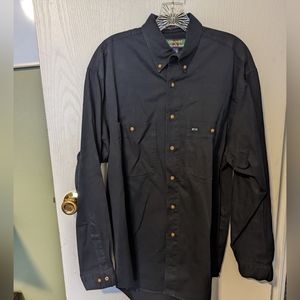 Long Sleeve Button Down Shirt COLOURS by Alexander Julian size L